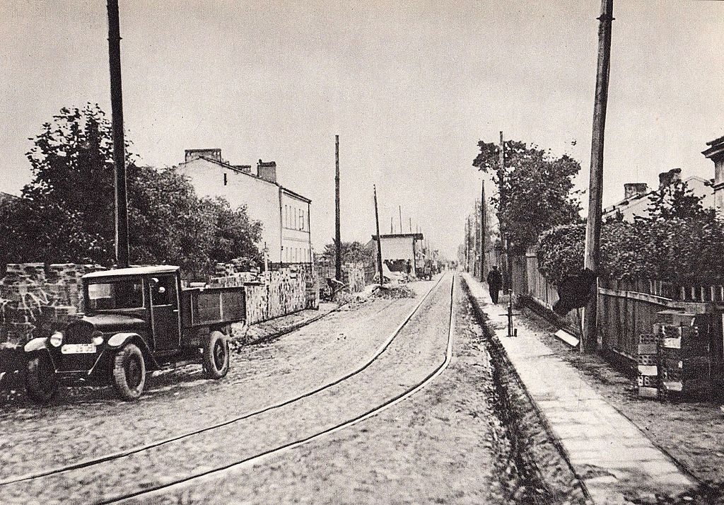 11.12.2018 "Ekspresem przez historię" 1 1024px ulica szczesliwicka w warszawie 1935 1