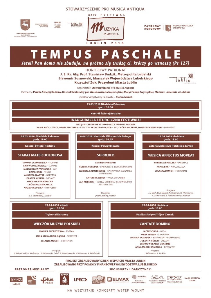 2018 tempus paschale afisz