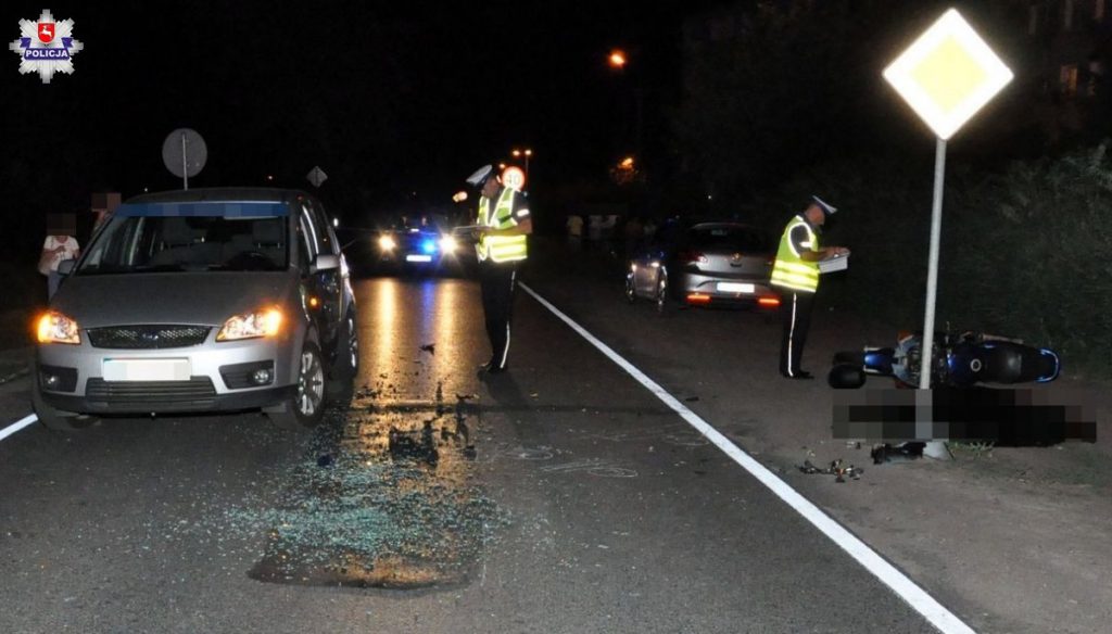 Tragiczny wypadek w Dęblinie. Nie żyje 23-letni motocyklista 1 68 132728