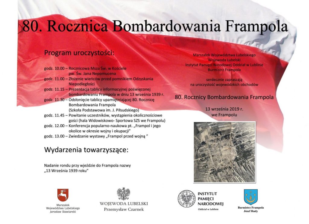 80 rocznica bombardowania frampol