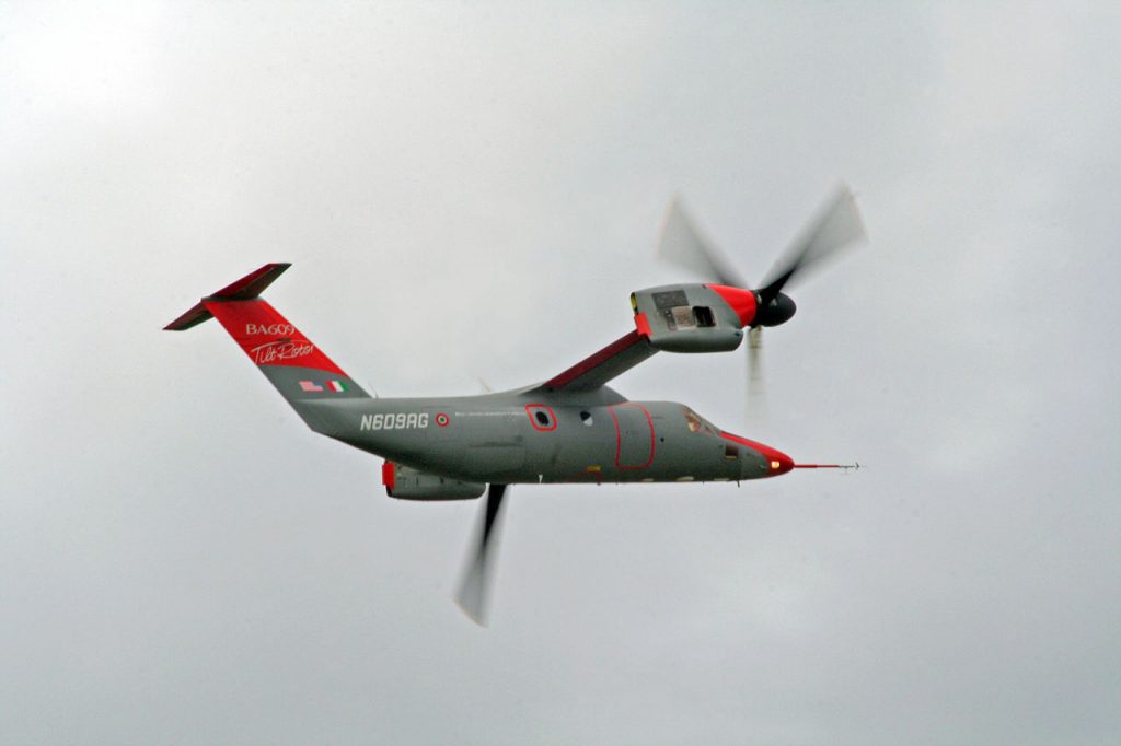 ba609 in airplane mode at 2008 farnborough airshow