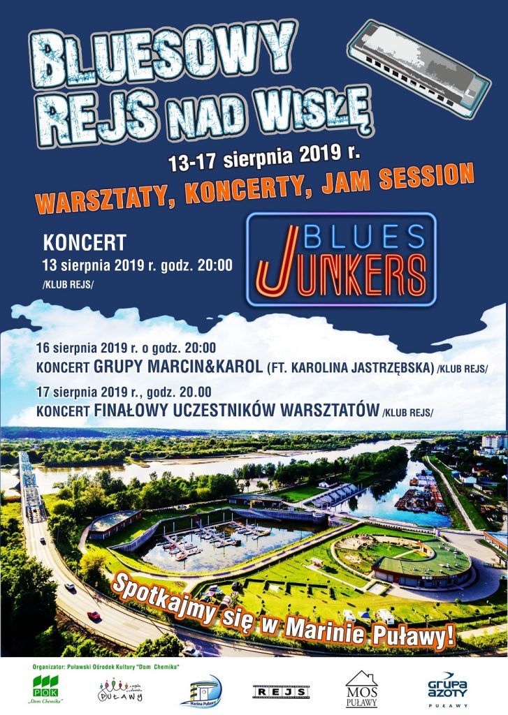 bluesowy rejs nad wisle z koncertami plakat 1