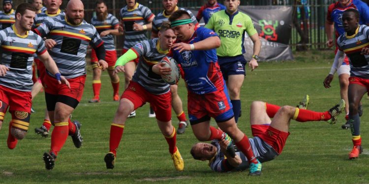2019-04-06T14:12:10:24 , 

Fot. Piotr Michalski 


Budowlani Lublin - SKRA Warszawa . Rugby .