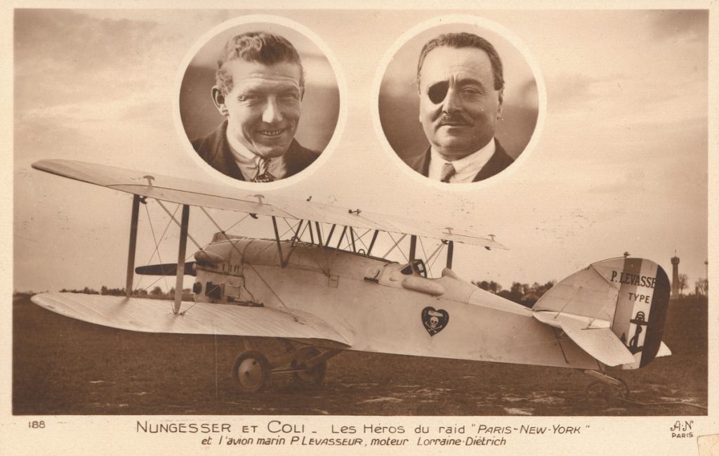 08.05.2017 "Ekspresem przez historię" 1 carte postale oiseau blanc 1927 1