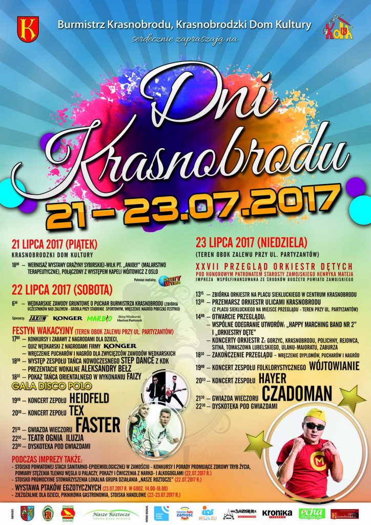 dni krasnobrodu 2017 plakat