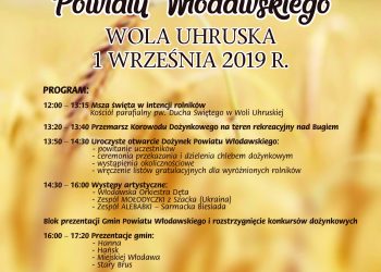 dozynki 2019 wola uhruska plakat