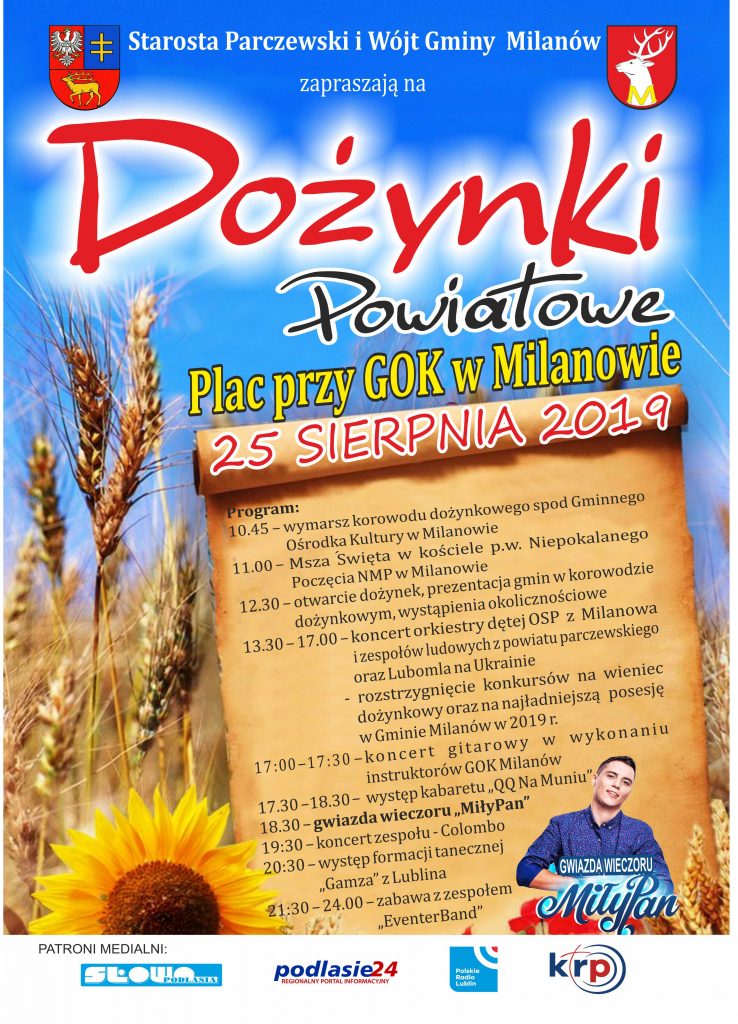 dozynki powiatowe 2019 plakat2 2