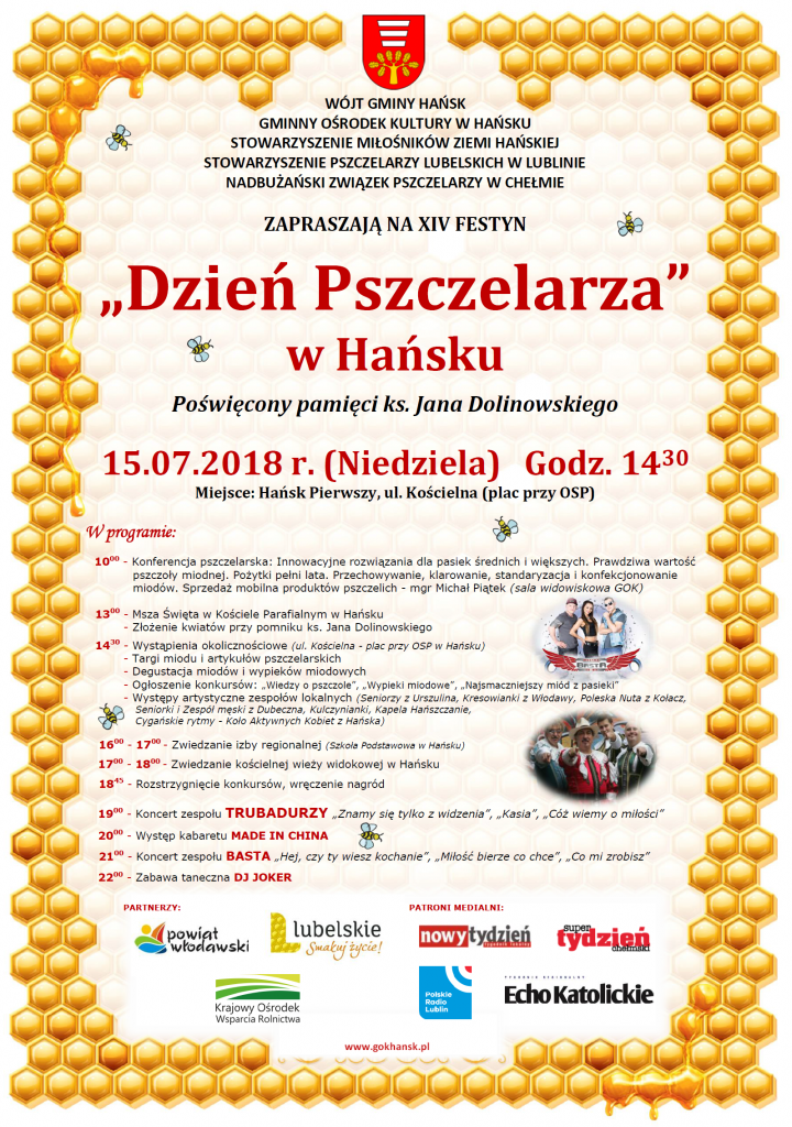 dzien pszczelarza w hansku 15.07.2018