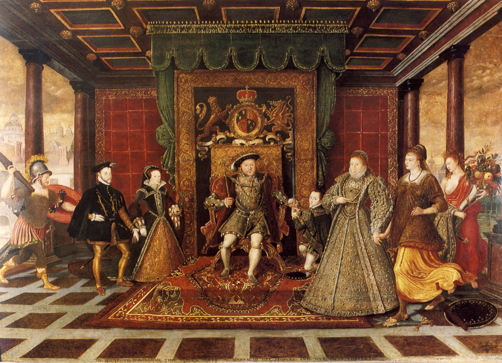 family of henry viii an allegory of the tudor succession