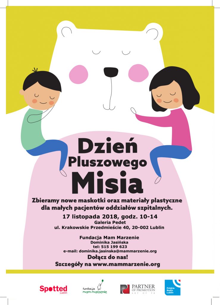 fmm dzien pluszowego misia 2018 plakat a3 podgladlublinpatronat