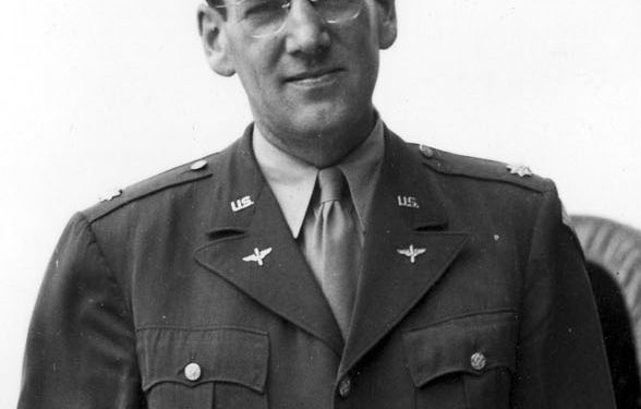 Maj. Glenn Miller standing with hand in pocket. (U.S. Air Force photo)