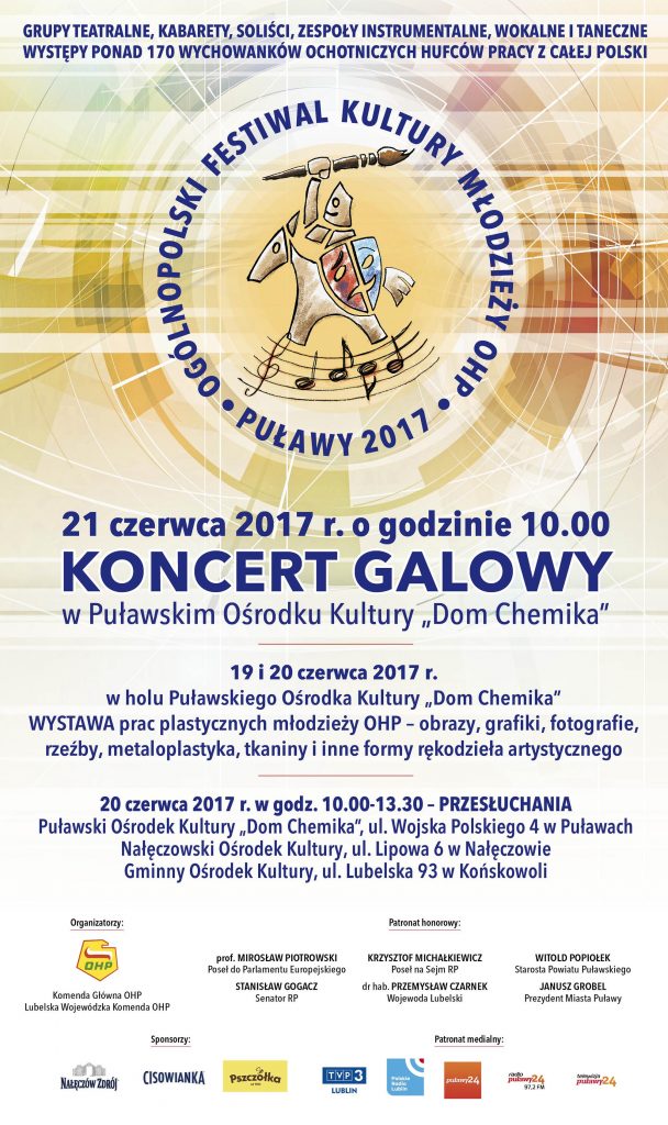 Festiwal Kultury Młodzieży OHP 1 grafika do internetu plakat