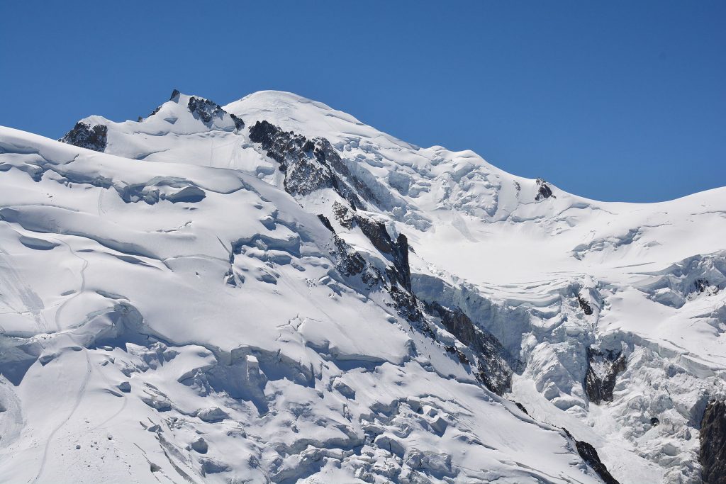 le mont blanc seen from aiguille du midi 1