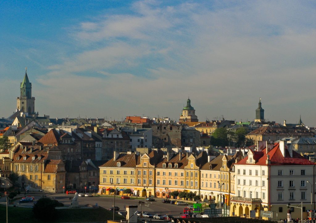 lublin plac zamkowy stare miasto z czwartku