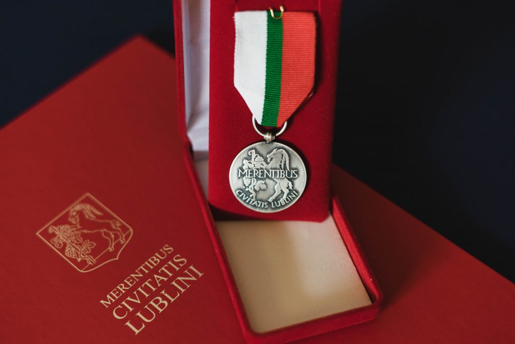 medal zasluzony dla miasta lublin