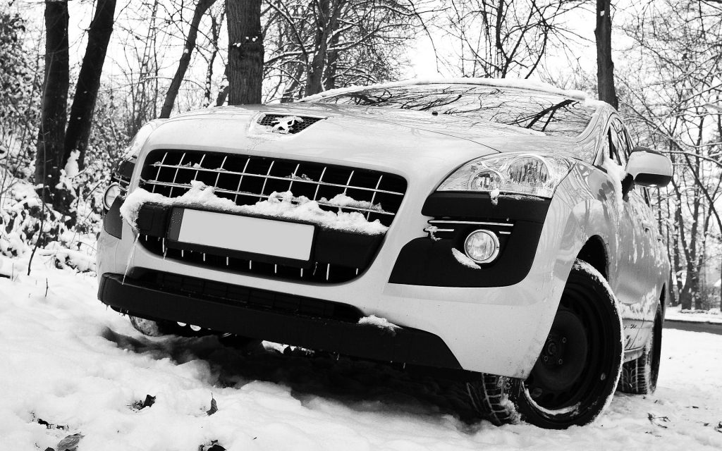 peugeot 3008 in the snow 1