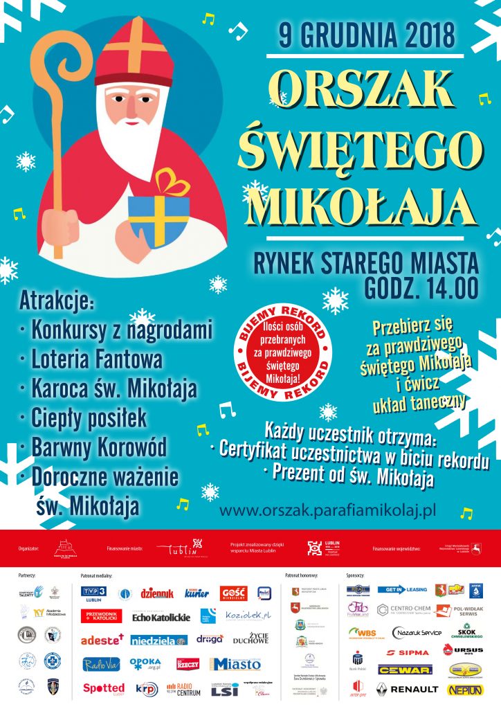 plakat orszaku swietego mikolaja 2018