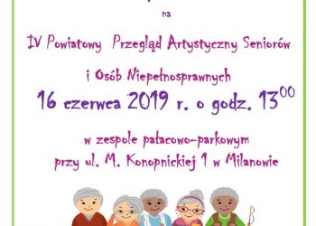 plakat przeglad artystyczny seniorow