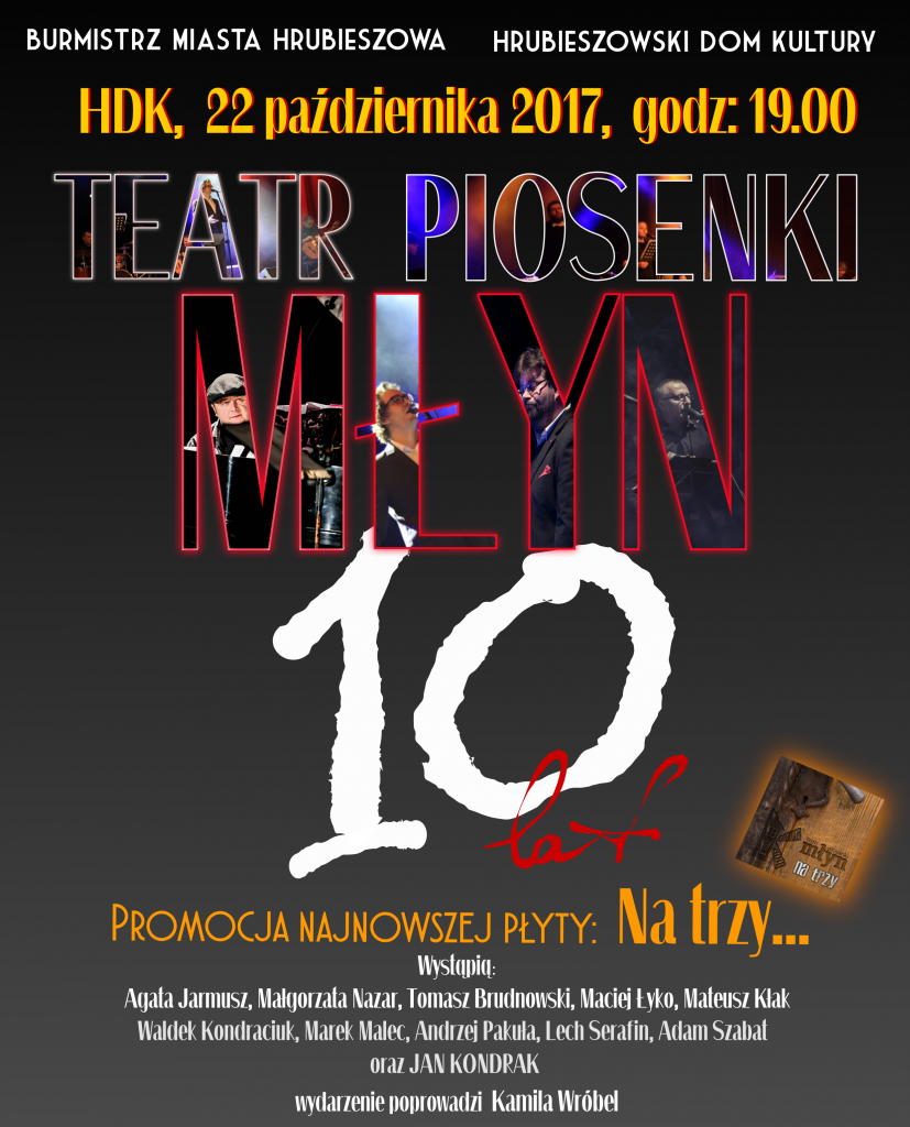 plakat 10 lecie