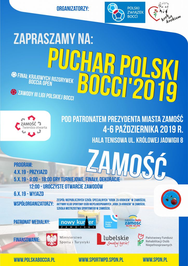 plakat boccia patronaty