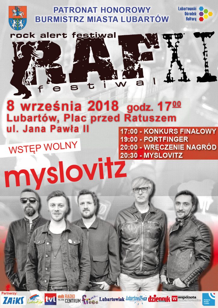 XI Rock Alert Festiwal Lubartów 1 plakatprev