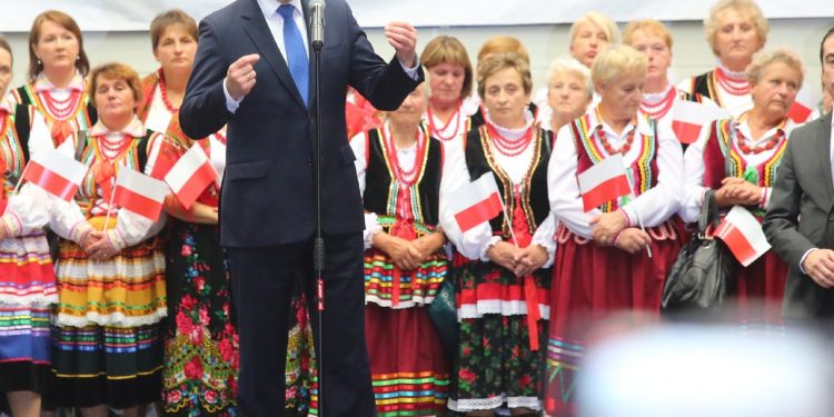 Prezydent Andrzej Duda w Bilgoraj .