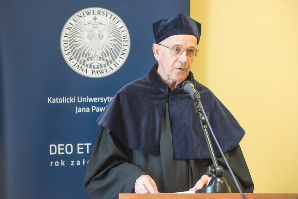 Uroczystość nadania tytułu doktora honoris causa KUL prof. Alvinowi Plantindze, Lublin, 23.05.2019, fot. Piotr Michalski 1 pm plantinga010