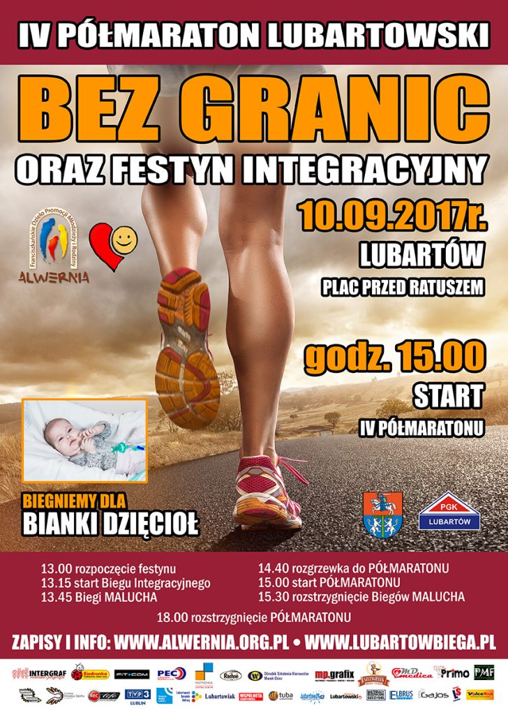 polmaraton alwernia plakat 20171