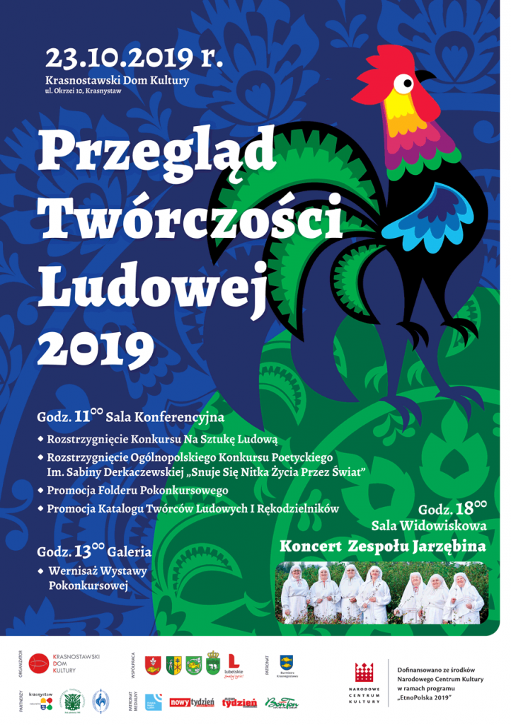 przeglad tworczosci ludowej 2019 plakat net