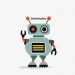 set of retro robots to use in your designs for greeting cards, kids t-shirts, stickers, website