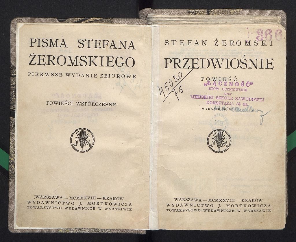 stefan zeromski przedwiosnie