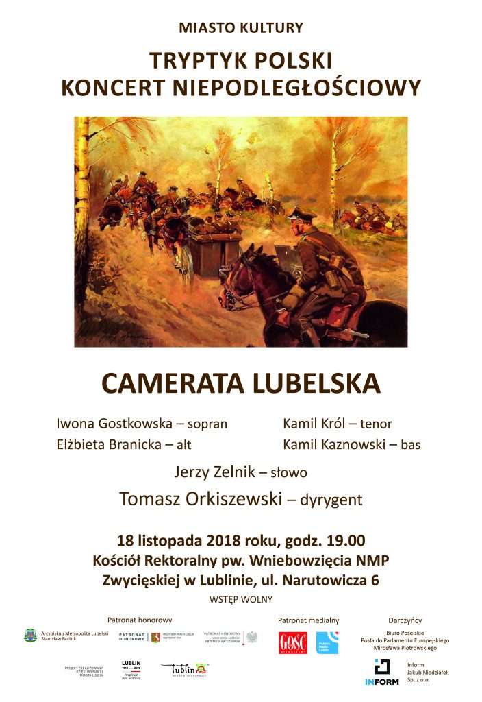 tryptyk polski 18 listopada plakat