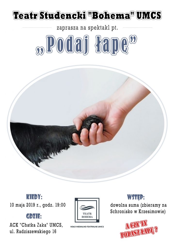 ulotka przod podaj lape