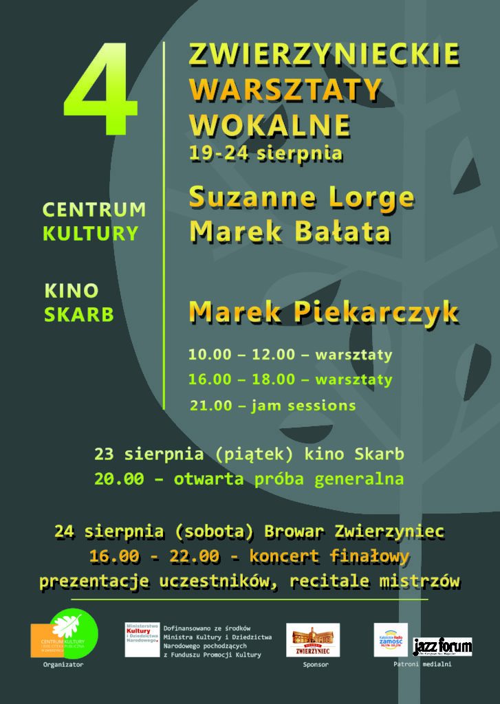Zwierzyniec: warsztaty wokalne pod okiem mistrzów 1 wokal 1