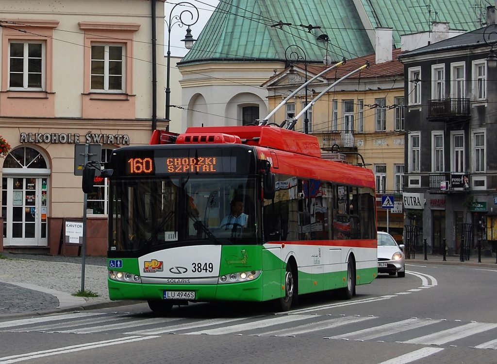 solaris trolleybus plac lokietka lublin poland 01