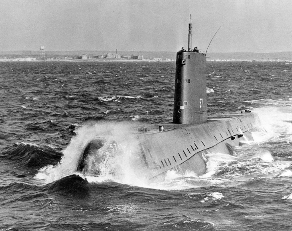 1280px uss nautilus ssn 571 underway