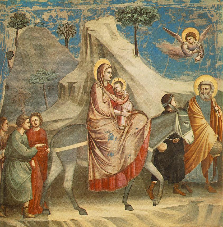 giotto scrovegni 20 flight into egypt