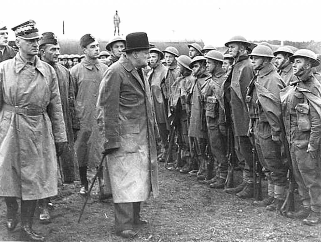 winston churchill reviewing polish troops in england 2022 01 24 112016