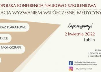 screenshot 2022 04 01 vii ogolnopolska konferencja naukowo szkoleniowa komunikacja wyzwaniem wspolczesnej medycyny 2022 04 02 082541