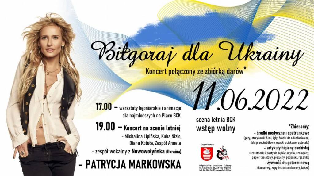 koncert bilgoraj dla ukrainy. gwiazda patrycja markowska 2022 06 11 184423