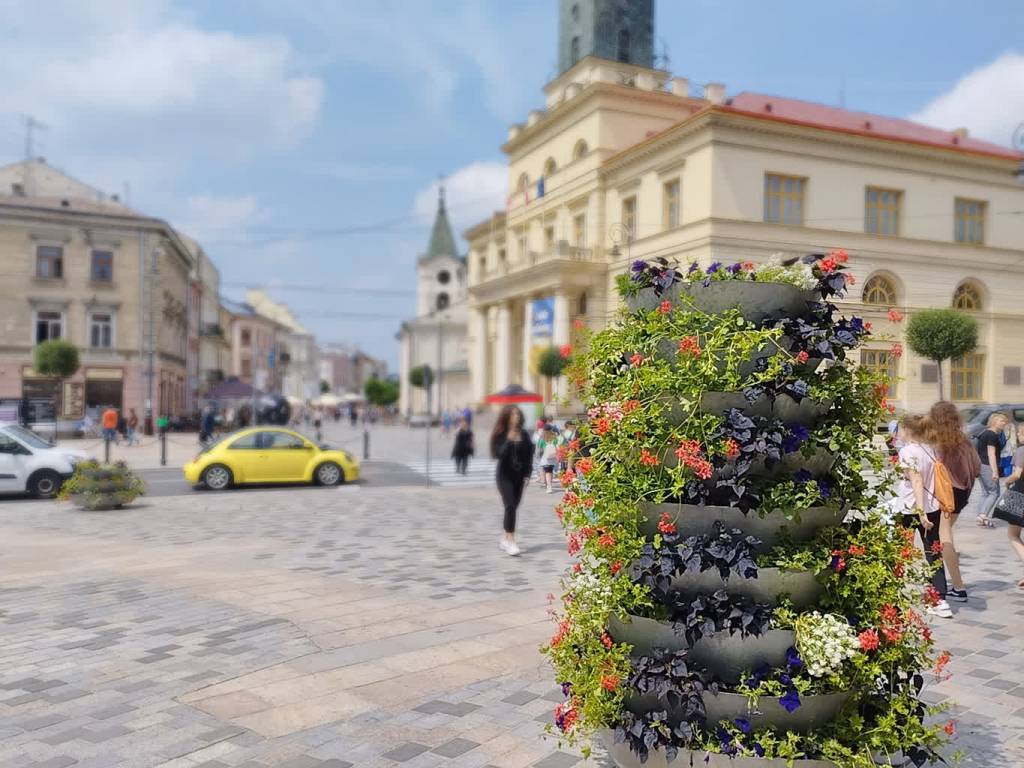 nowe kwietne aranzacje w centrum lublina 2022 06 09 133914